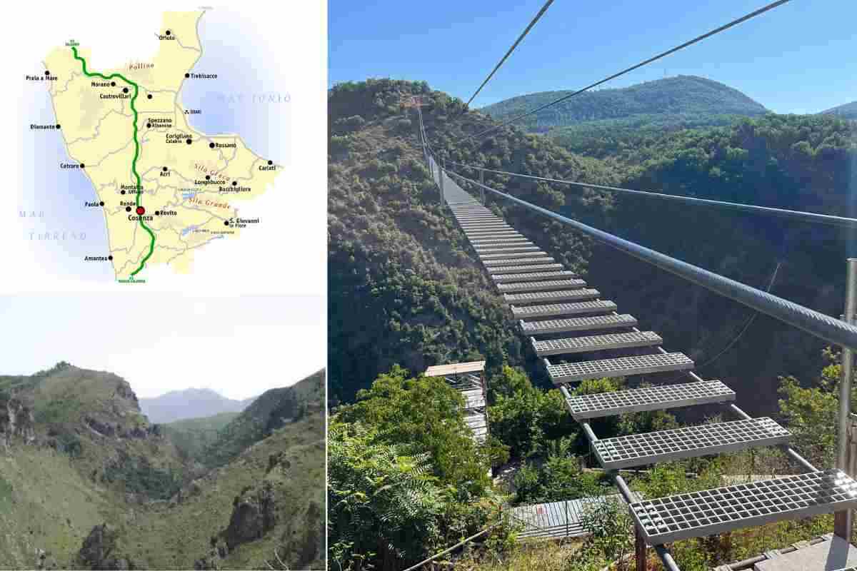 Ponte tibetano più lungo del mondo a Cosenza